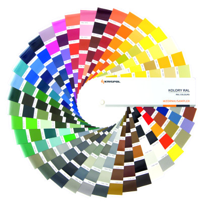 Wzornik kolorów z palety RAL